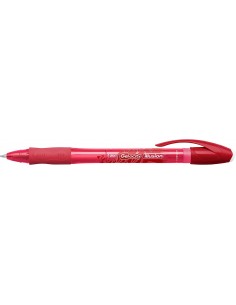 Bic Gel-ocity Illusion Boligrafo de Tinta Gel Borrable - Punta Media de 0.7mm - Recargable - Grip de Goma - Clip de Plastico