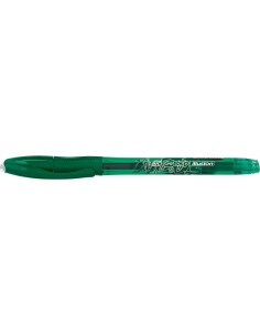 Bic Gel-ocity Illusion Boligrafo de Tinta Gel Borrable - Punta Media de 0.7mm - Recargable - Grip de Goma - Clip de Plastico