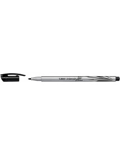 Bic Intensity Medium Rotulador de Punta Media de 0.8mm - Tinta con Base de Agua - Color Negro