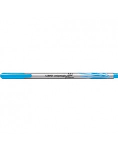 Bic Intensity Medium Rotulador de Punta Media de 0.8mm - Tinta con Base de Agua - Color Turquesa