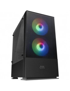 Mars Gaming MCZ Caja Minitorre Micro ATX-Mini-ITX - Panel Lateral Acrilico - Iluminacion RGB - Tamaño HDD 2.5"-3.5" -