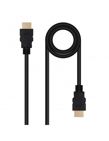 Nanocable Cable HDMI v2.0 Macho a HDMI v2.0 Macho 0.50m - 4K@60Hz 18Gbps - Color Negro