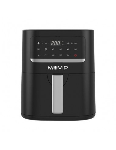 Muvip Freidora Aire Caliente 45L 1600W Pantalla Tactil - 10 Programas Preestablecidos - Cocina con 80-Menos Grasa - Olla
