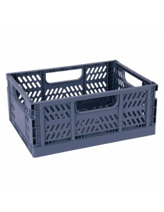 Apli Up North Pack de 2 Cajas de Plastico Plegables y Apilables - Tamaño 290x210x120mm - Ideal para Herramientas-Juguetes