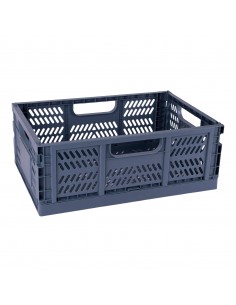 Apli Up North Caja de Plastico Plegable y Apilable - Tamaño 430x290x160mm - Ideal para Herramientas-Juguetes-Colada etc...