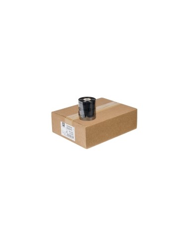 Zebra ZipShip 2300 Pack de 12 Cintas de Transferencia Termica Original - Cintas de Cera - Nucleo 25mm-Ancho 110mm-Longitud