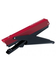 Petrus 205 Mini Majorette Grapadora de Tenaza-1 Caja 600 Grapas-- Hasta 10 Hojas - Grapado Cerrado - Colores Surtidos