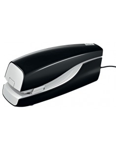 Petrus E-120 Contactless Grapadora Electrica - Hasta 20 Hojas - Grapado Plano - Utiliza Grapas 22 6-24 6-26 6 - Color Negro