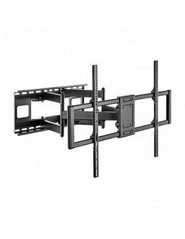 Aisens Soporte PRO Giratorio - Inclinable y Nivelable para Monitor TV 120kg de 60-120 - Color Negro